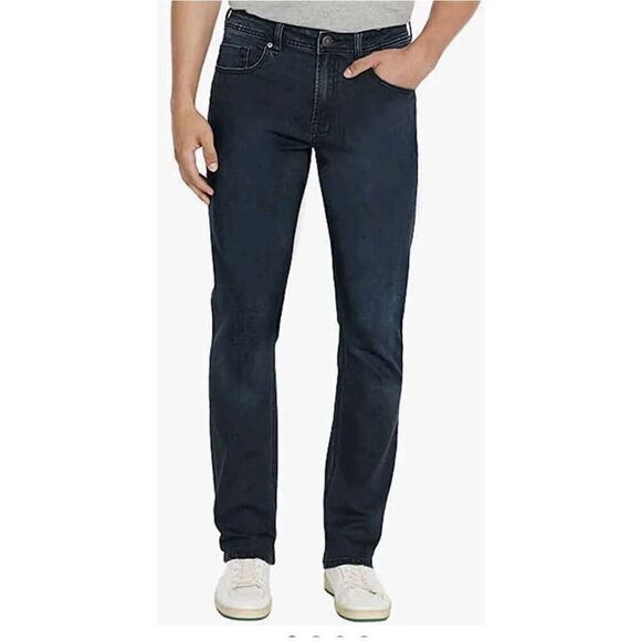 buffalo david bitton jeans mens axel slim stretch extendable coupe 40x34 - Dark - Picture 10 of 10